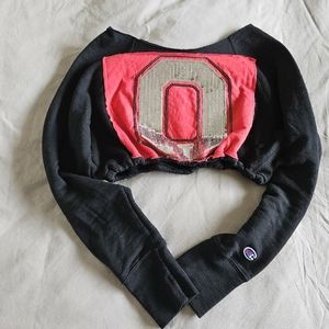 Ohio State Adjustable Crop Sweater